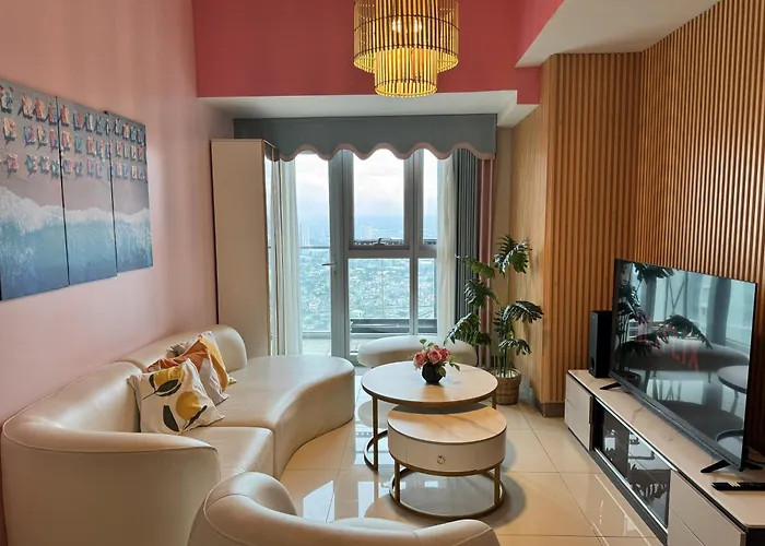3br Uptown Bgc-43floor View Near Malls And Restaurants Apartamento Manila
